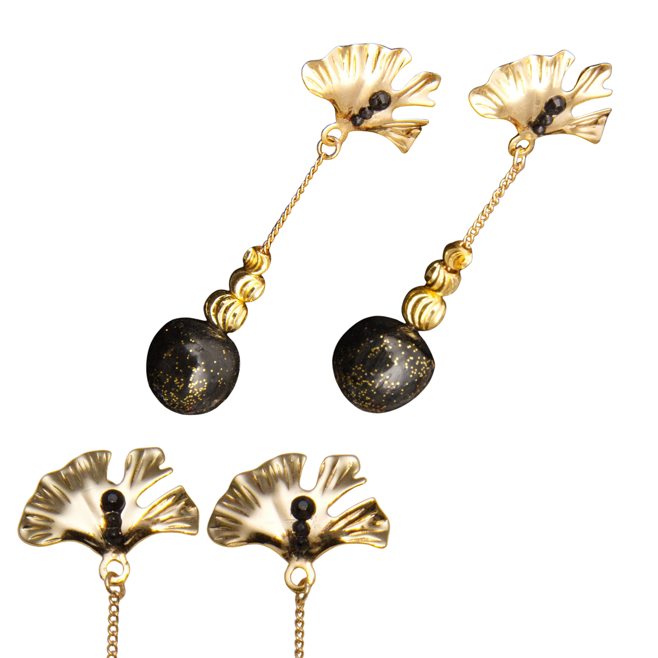 Image front Boucles d’Oreilles - " Le Regard du Cosmos" - Collection « Freya »