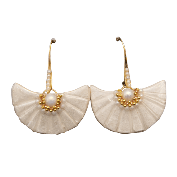 Image front Boucles d'oreilles - Collection « Cape de Déesse »