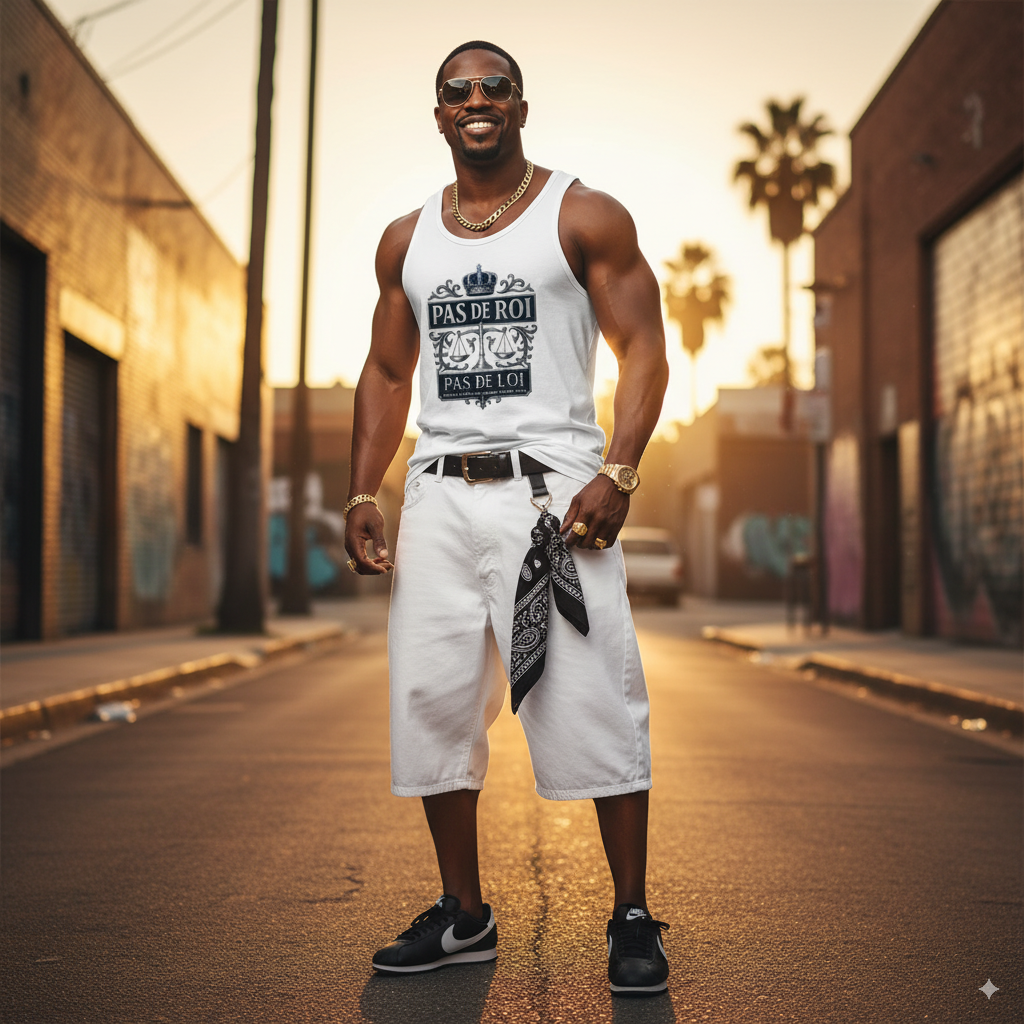 Débardeur Homme Coton BIO - PAS DE ROI PAS DE LOI